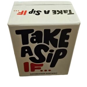 Take A Sip If... Card Game - Hydration Edition Party Card Game (Adults 21+)